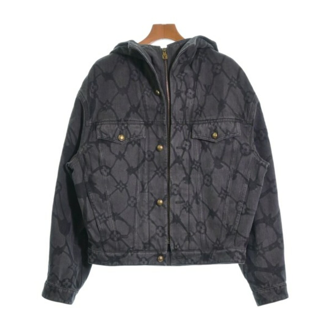 LOUIS VUITTON - LOUIS VUITTON デニムジャケット 46(M位) 黒(総 LOUIS VUITTON - LOUIS VUITTON デニムジャケット 46(M位) 黒(総