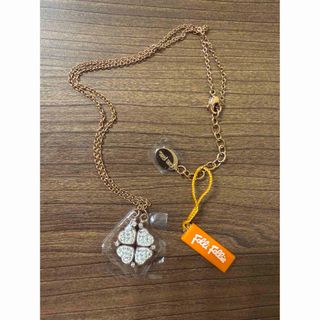 フォリフォリ(Folli Follie)の【未使用】Folli Follie(フォリフォリ)ハートクローバーネックレス(ネックレス)