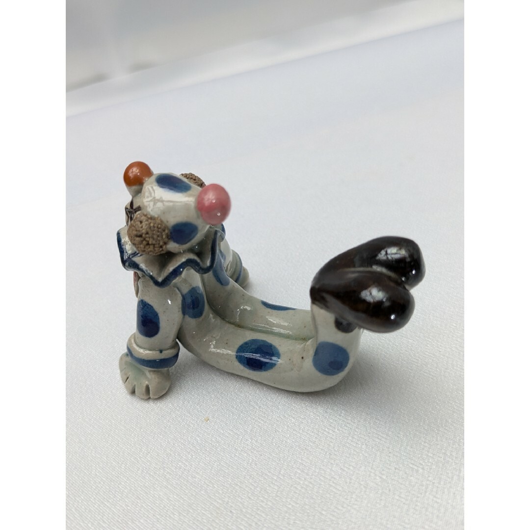 ☆b405、徳利型ピエロの花刺しと箸置きピエロ 陶器 置物 ☆b405、徳利型ピエロの花刺しと箸置きピエロ 陶器 置物