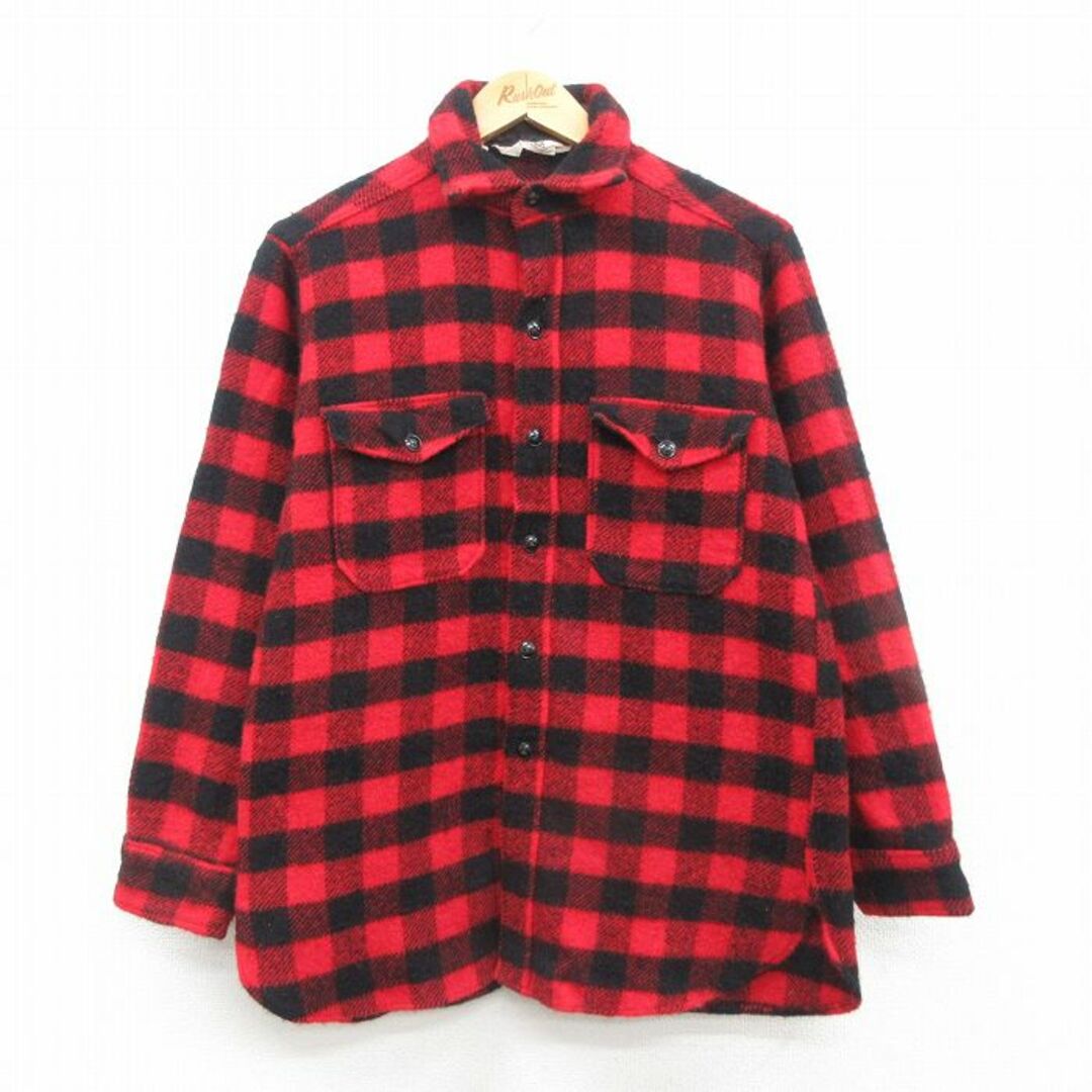 WOOLRICH - M☆古着 ウールリッチ WOOLRICH 長袖 ウール シャツ WOOLRICH - M☆古着 ウールリッチ WOOLRICH 長袖 ウール シャツ