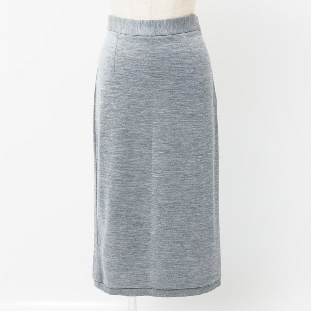 THOM BROWNE - ■未使用品■THOM BROWNE トムブラウン スカート サイズ42 Pointelle Rib Trims Skirt タイトスカート ペンシルスカート ジャージー生地 イタリア製 20241010/RA1495