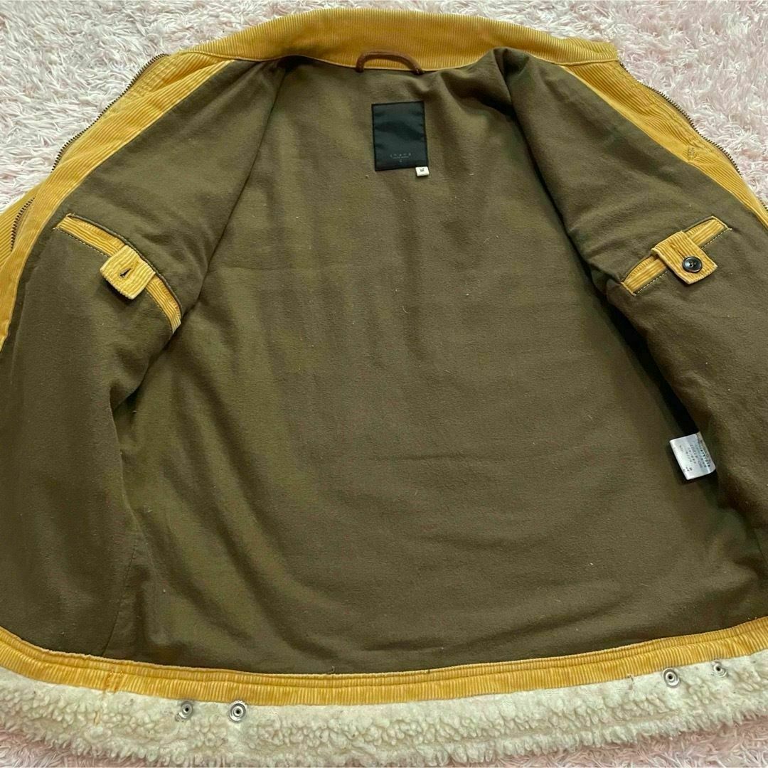 shama - シャマ コーデュロイ ジージャン ウエスタン 一部ボア shama - シャマ コーデュロイ ジージャン ウエスタン 一部ボア