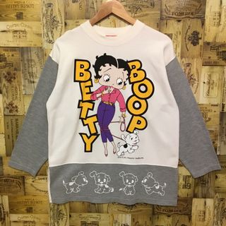 ベティブープ(Betty Boop)のベティプープ　BETTY BOOP 90s スウェットトレーナー　ロンT  美品(トレーナー/スウェット)