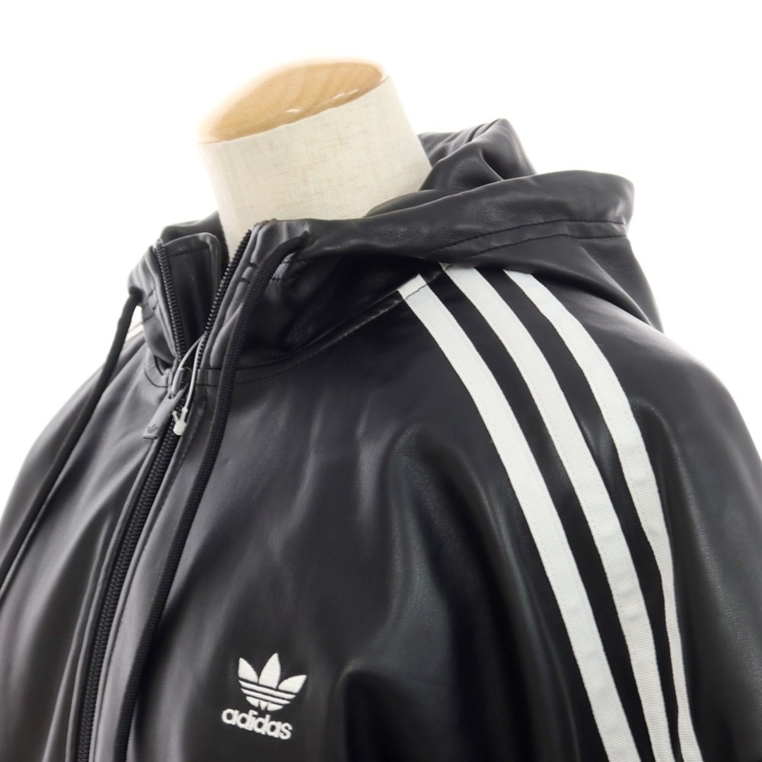 adidas フェイクレザージャケット かっき adidas フェイクレザージャケット かっき