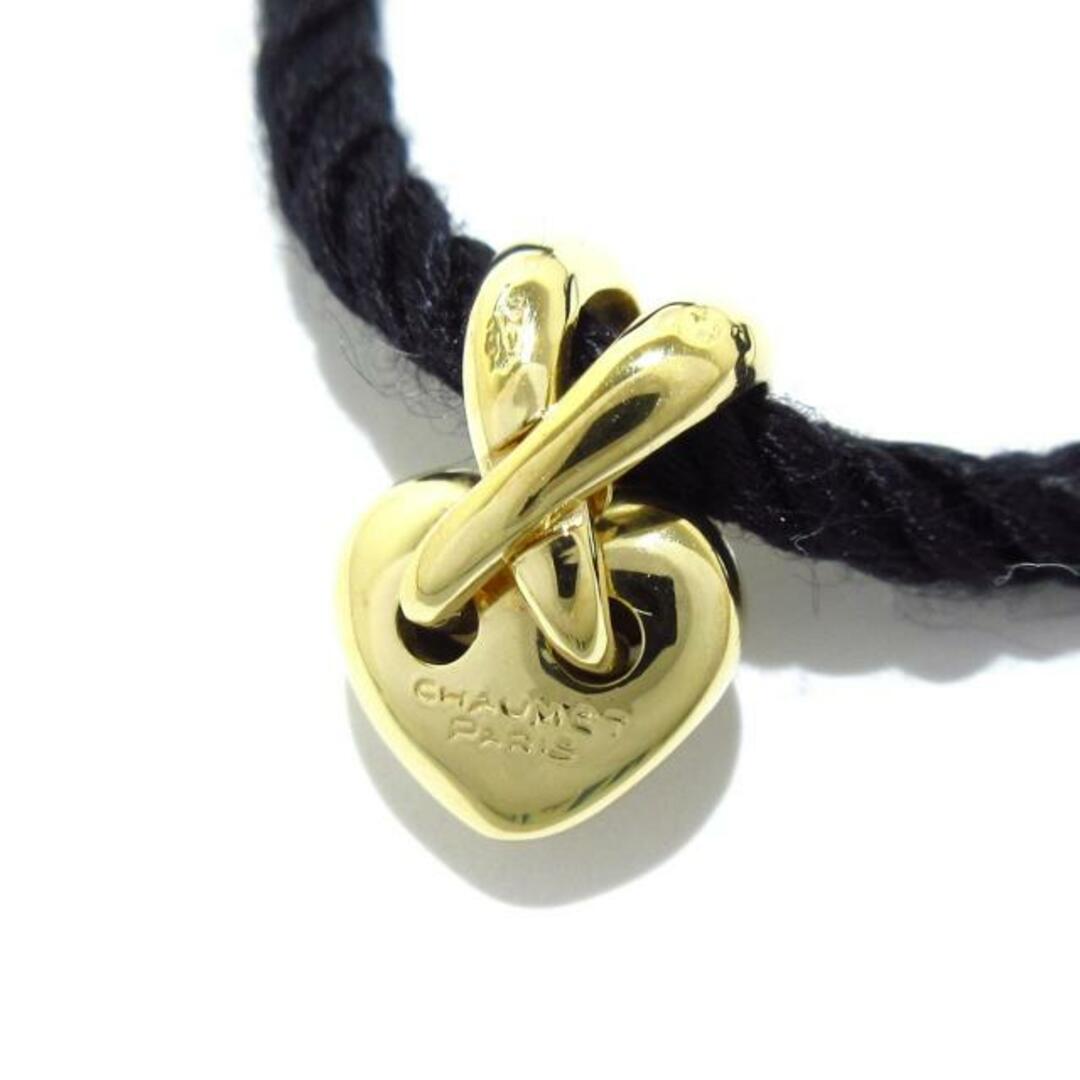 CHAUMET(ショーメ) ネックレス美品 リアン K18YG×黒 ネックレス CHAUMET(ショーメ) ネックレス美品 リアン K18YG×黒 ネックレス