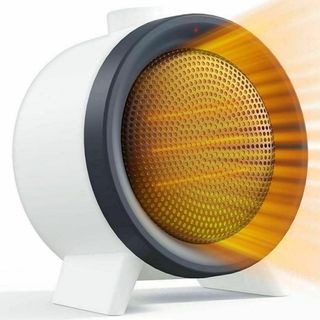 ❤️静音 1000w❤️電気ファンヒーター 小型 セラミック 3段階風量(ファンヒーター)