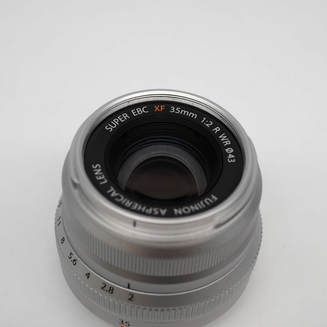 富士フイルム - □極上品□ FUJIFILM XF35mm F2 R WR シルバーの 富士フイルム - □極上品□ FUJIFILM XF35mm F2 R WR シルバーの