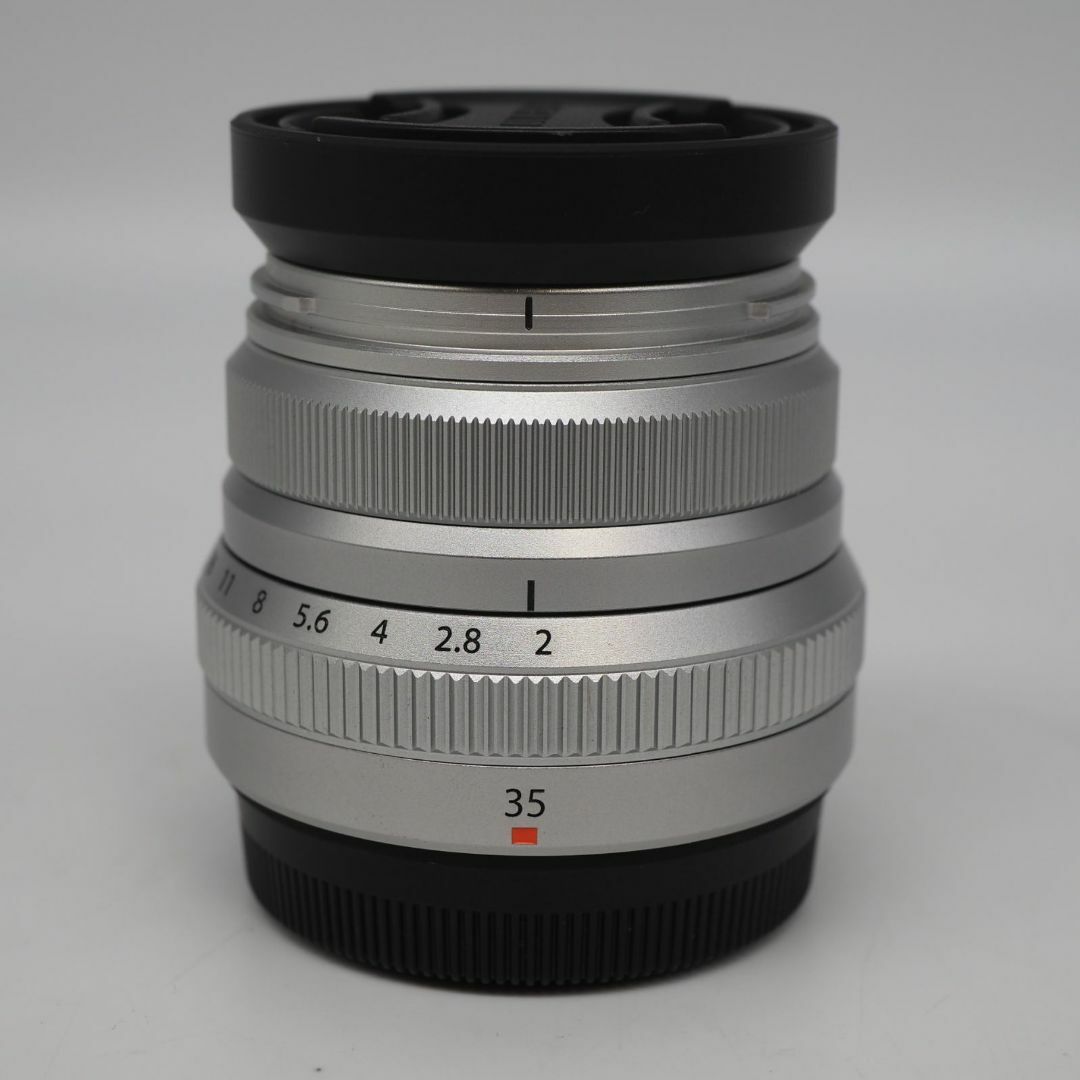 富士フイルム - □極上品□ FUJIFILM XF35mm F2 R WR シルバーの 富士フイルム - □極上品□ FUJIFILM XF35mm F2 R WR シルバーの