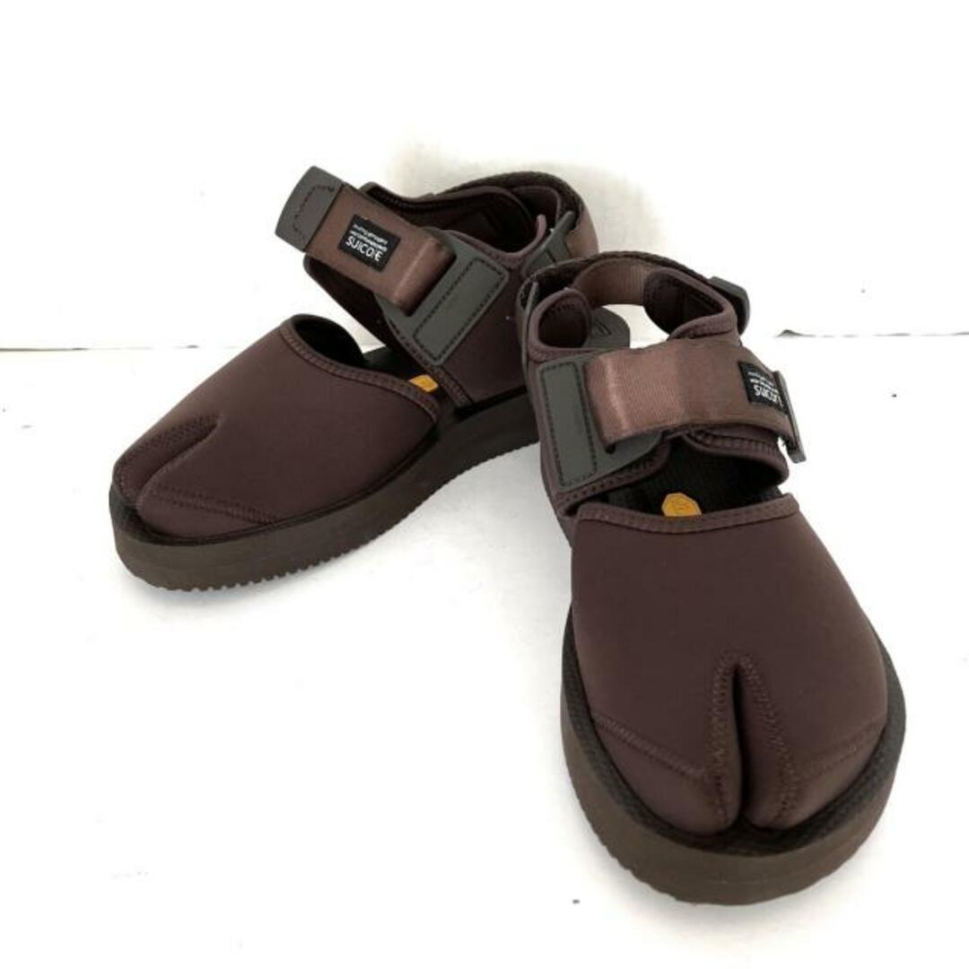 suicoke(スイコック) サンダル 23.5 レディース - ダークブラウン suicoke(スイコック) サンダル 23.5 レディース - ダークブラウン