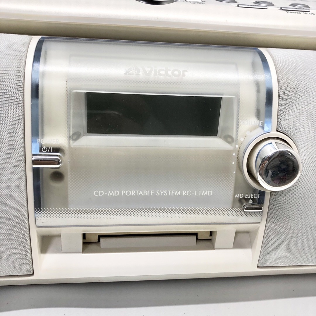 JVCケンウッド ビクター CD-MDポータブルシステム RC-L1MD-S JVCケンウッド ビクター CD-MDポータブルシステム RC-L1MD-S