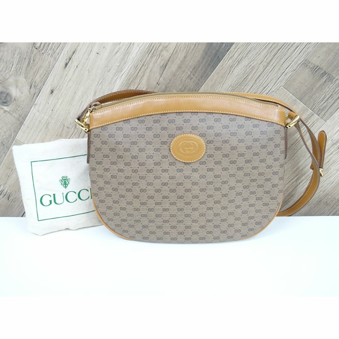 GUCCI - 藤101 / GUCCI マイクロGG ショルダーバッグ PVC レザー