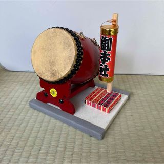 エイサー大太鼓中サイズ 直径役36cm×縦40cm バチ付 新品未使用の エイサー大太鼓中サイズ 直径役36cm×縦40cm バチ付 新品未使用の