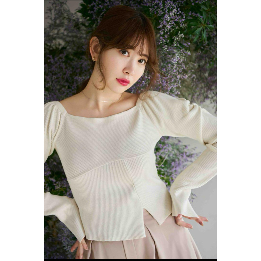 Her lip to 2way Rib Slit Top off white | フリマアプリ ラクマ Her lip to 2way Rib Slit Top off white | フリマアプリ ラクマ