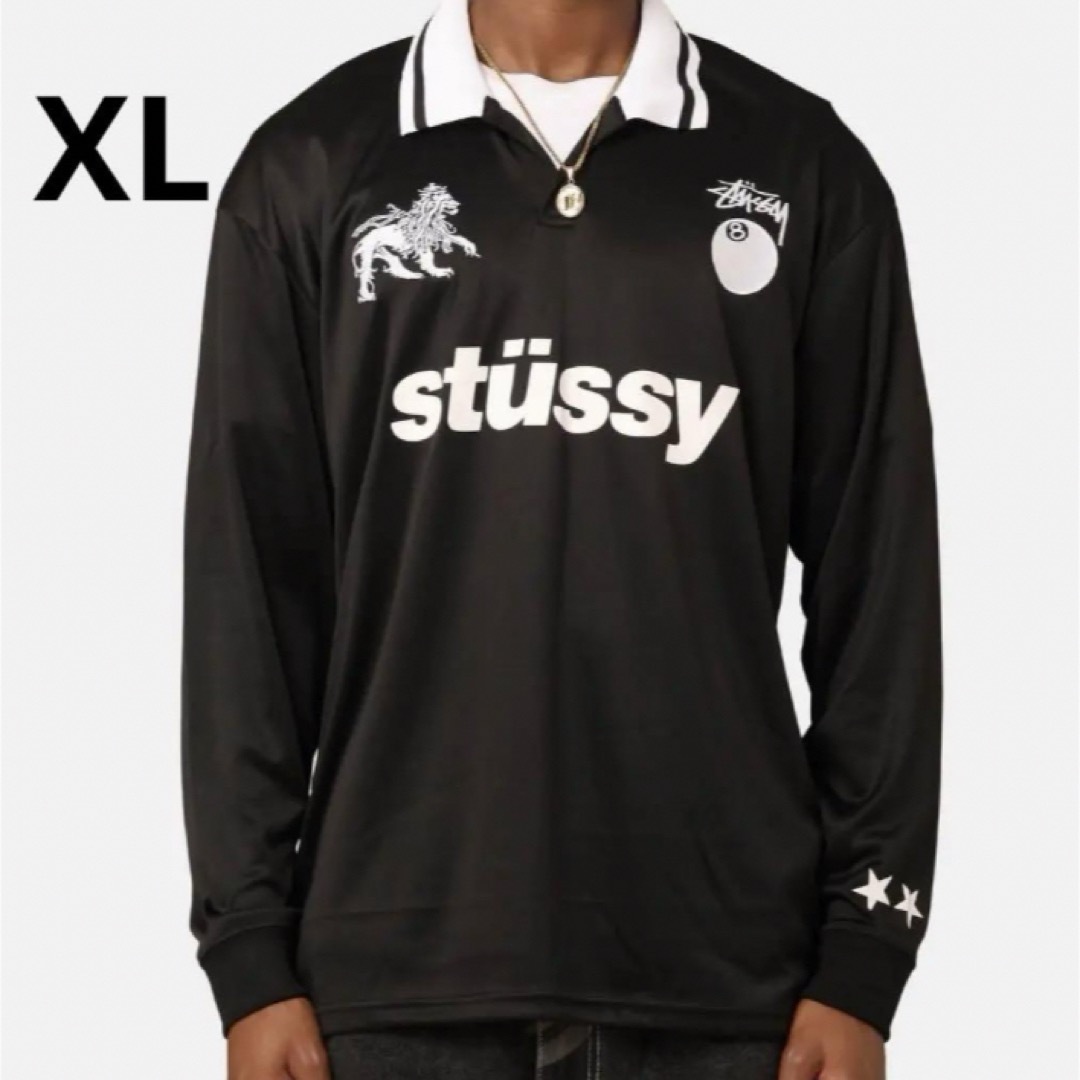 STUSSY - XL STUSSY ステューシー フットボールシャツ ロンT STUSSY - XL STUSSY ステューシー フットボールシャツ ロンT