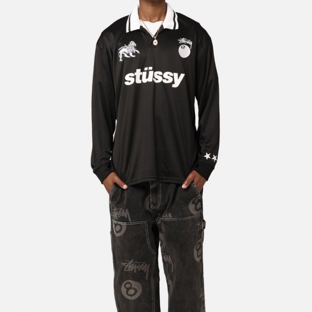 STUSSY - XL STUSSY ステューシー フットボールシャツ ロンT STUSSY - XL STUSSY ステューシー フットボールシャツ ロンT