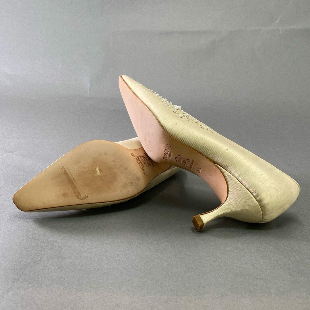 5j10 《美品》 JIMMY CHOO ジミーチュウ パールビーズ パンプス 5j10 《美品》 JIMMY CHOO ジミーチュウ パールビーズ パンプス