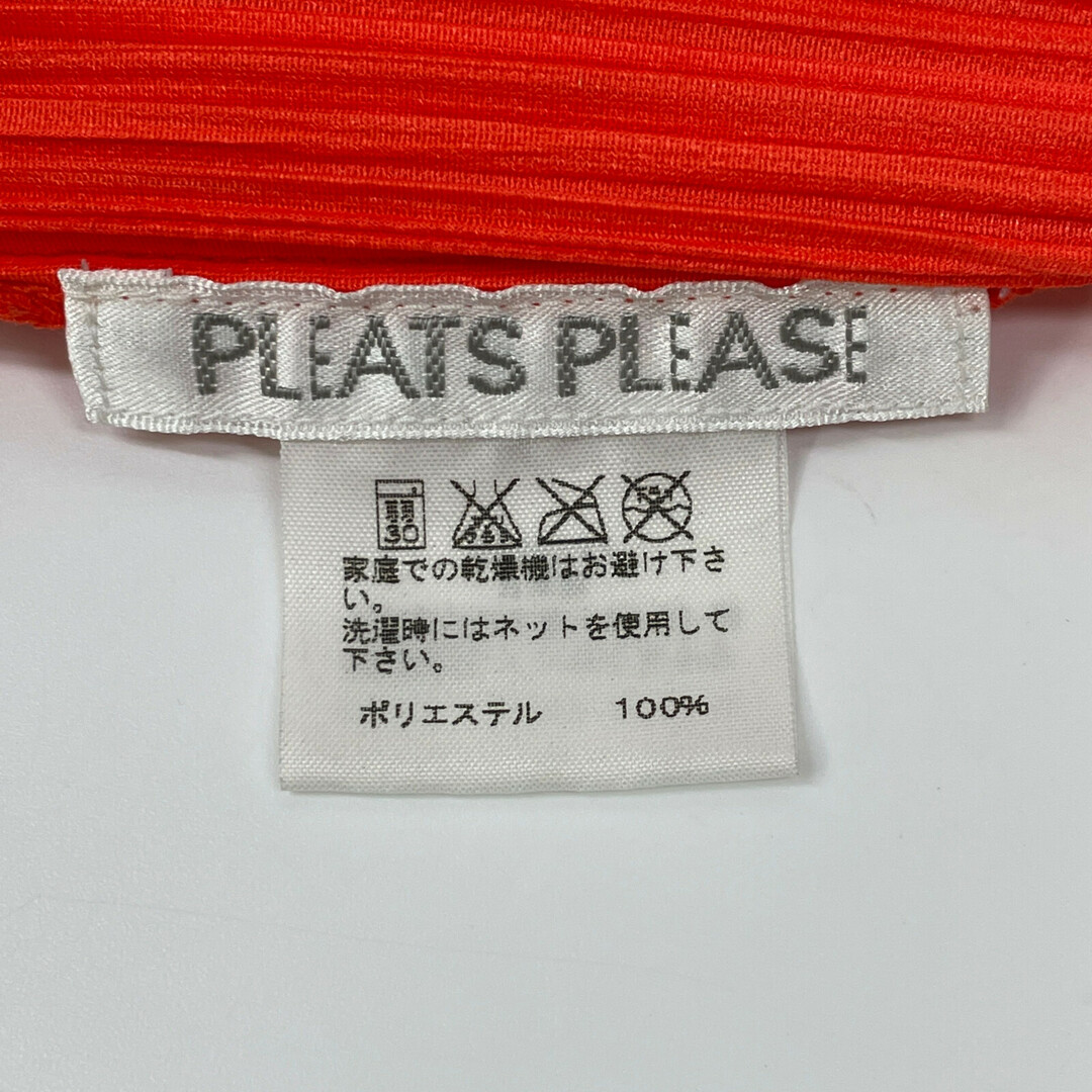 プリーツプリーズ PP83-JE504 オレンジ WASH ウォッシュペーストプリント プリーツ プリーツプリーズ PP83-JE504 オレンジ WASH ウォッシュペーストプリント プリーツ