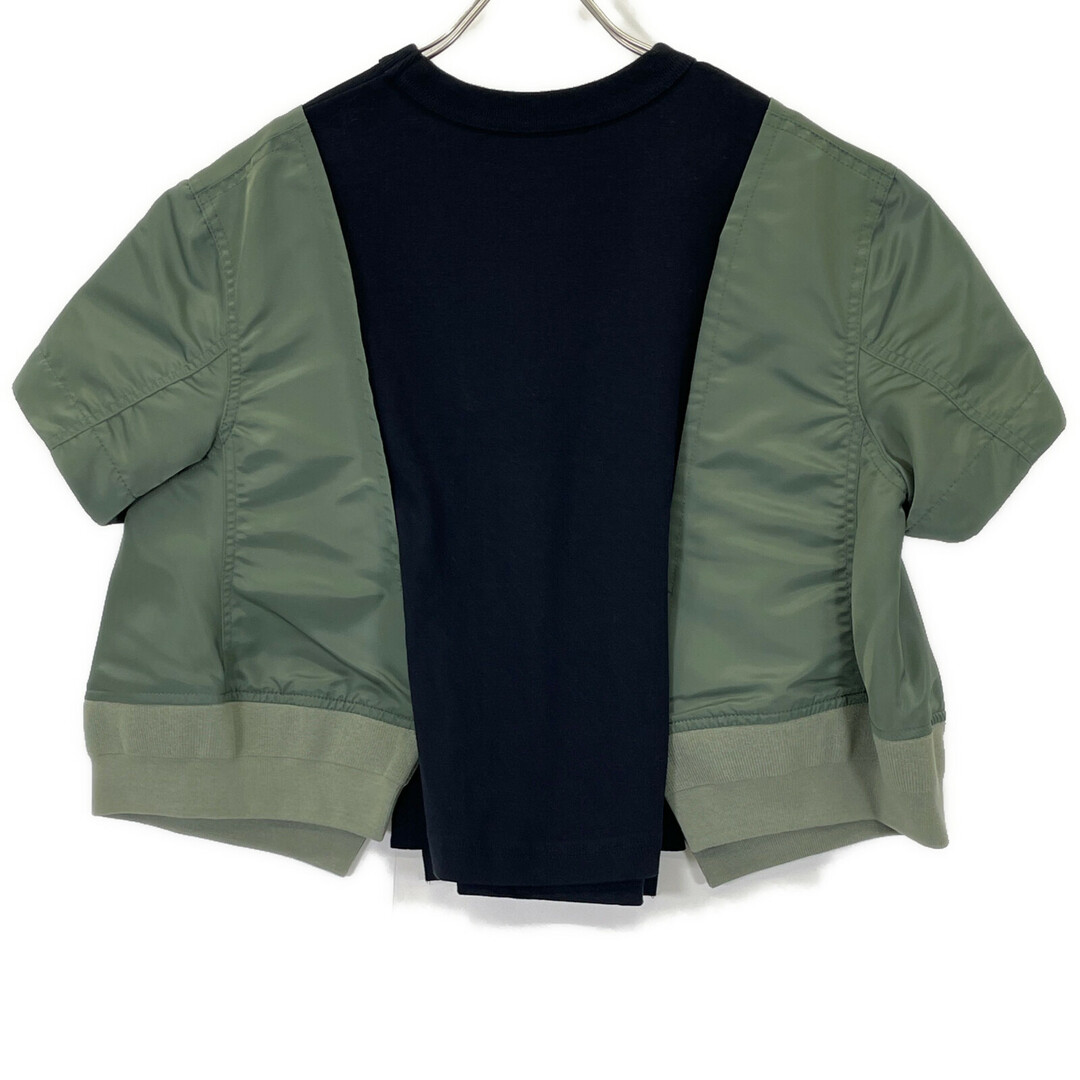 sacai - サカイ 24AW 24-07454 カーキ×ネイビー Nylon TwillxCotton sacai - サカイ 24AW 24-07454 カーキ×ネイビー Nylon TwillxCotton