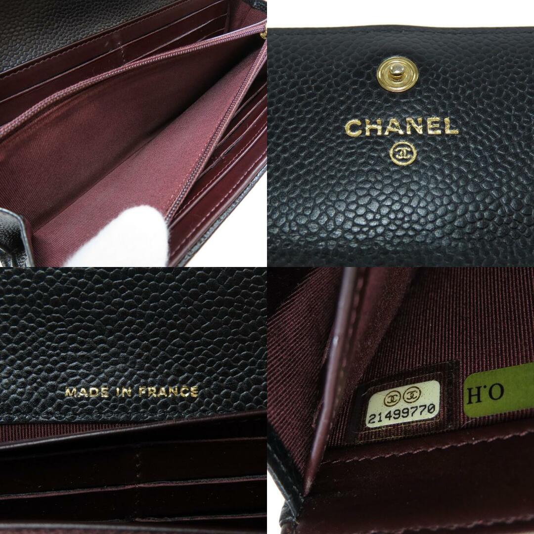 CHANEL - CHANEL マトラッセ ココマーク ゴールド金具 長財布 CHANEL - CHANEL マトラッセ ココマーク ゴールド金具 長財布