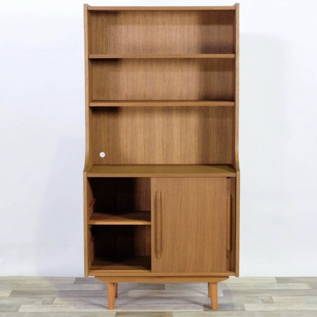 H 新品 北欧 シェルフ チーク オープンラック 飾り棚 リビング H 新品 北欧 シェルフ チーク オープンラック 飾り棚 リビング