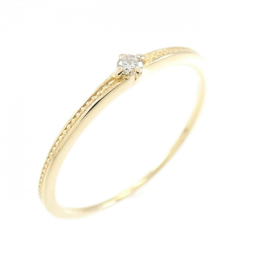 K18YG ダイヤモンド リング 0.03CT レディースのアクセサリー(リング(指輪))の商品写真