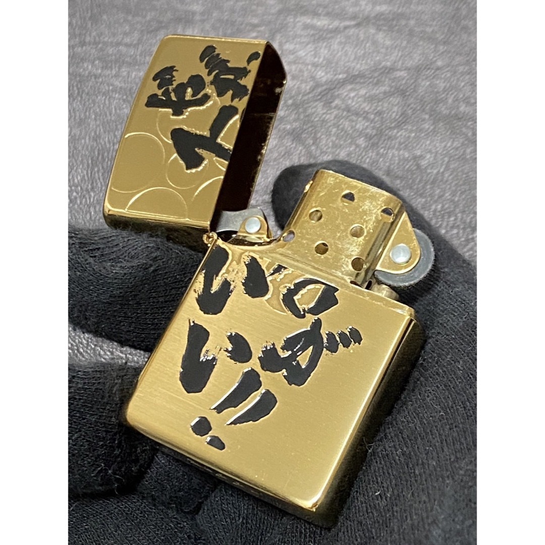 日本最級 zippo 花の慶次 ゴールド 両面加工 GOLD 希少モデル 2012年製の通販 by 【福】スーパー還元セール中!!|ラクマ その他