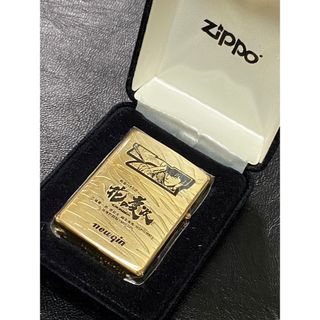 Amazon.co.jp: zippo 花の慶次 ゴールド 両面加工 GOLD 希少