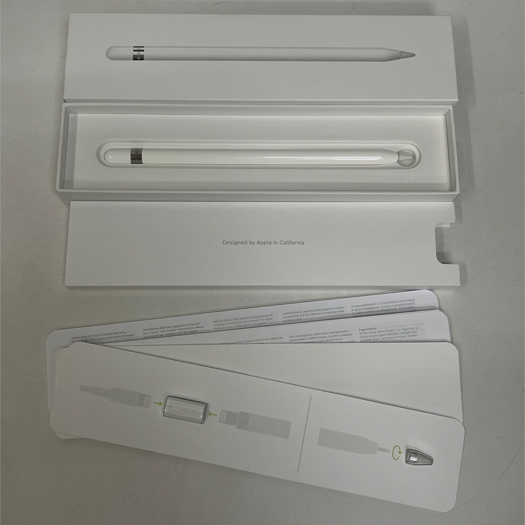 Apple Pencil 第1世代 MK0C2J/A 極美品 アップルペンシル Apple Pencil 第1世代 MK0C2J/A 極美品 アップルペンシル