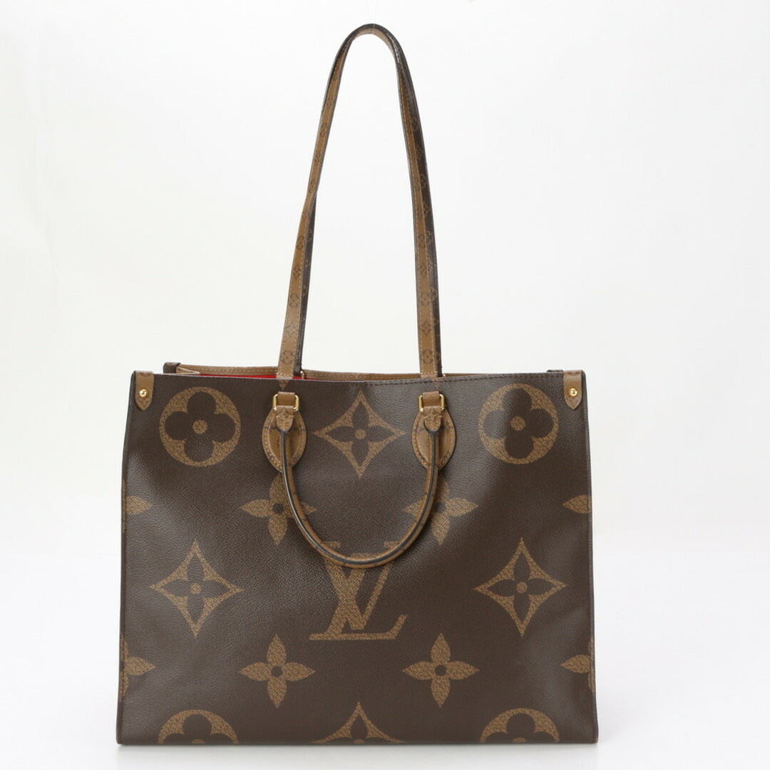 LOUIS VUITTON - 新品同様 ルイヴィトン RFID付 モノグラム ジャイアント リバース オンザゴー GM 2WAY トート バッグ 肩掛け A4 レディース EEE AW1-8