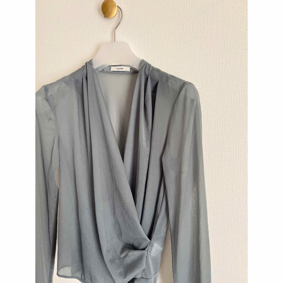 CLANE - CLANE SHEER DRAPE BODY SUITSの通販 by アリ'shop CLANE - CLANE SHEER DRAPE BODY SUITSの通販 by アリ'shop
