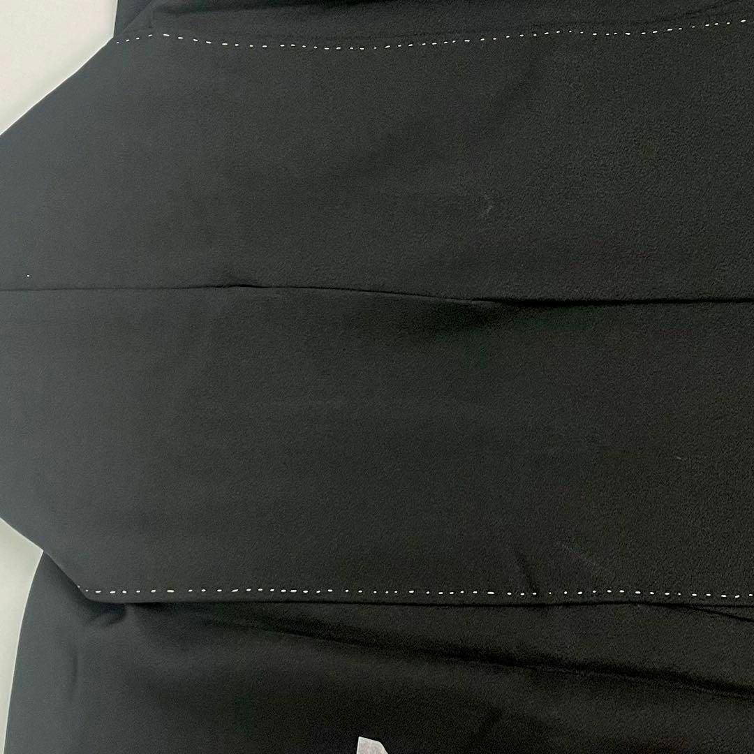 黒留袖 飛翔鶴 雪輪 梅 亀甲 波柄 金彩 金駒刺繍 トールサイズ K 黒留袖 飛翔鶴 雪輪 梅 亀甲 波柄 金彩 金駒刺繍 トールサイズ K