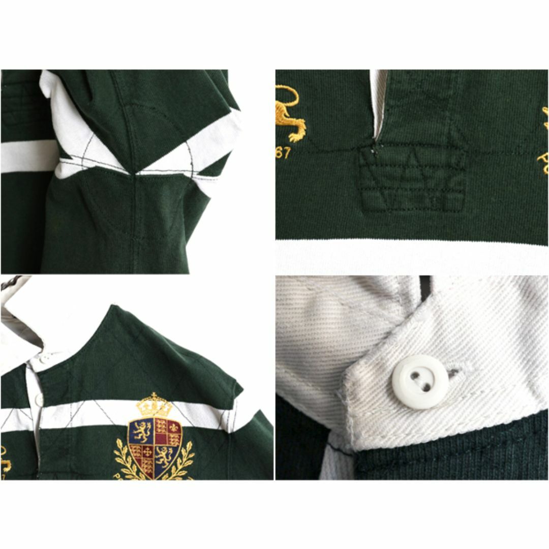Ralph Lauren - 90s ポロ ラルフローレン ボーダー 長袖 ラガー Ralph Lauren - 90s ポロ ラルフローレン ボーダー 長袖 ラガー
