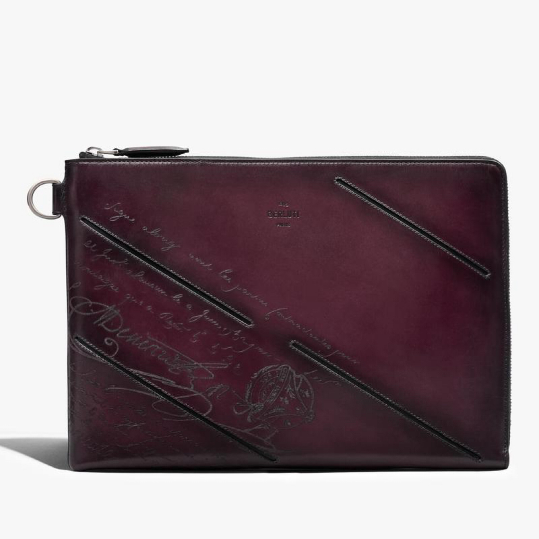 BERLUTI - 特注27万 ベルルッティ ニノGM レザー クラッチバッグ BERLUTI - 特注27万 ベルルッティ ニノGM レザー クラッチバッグ