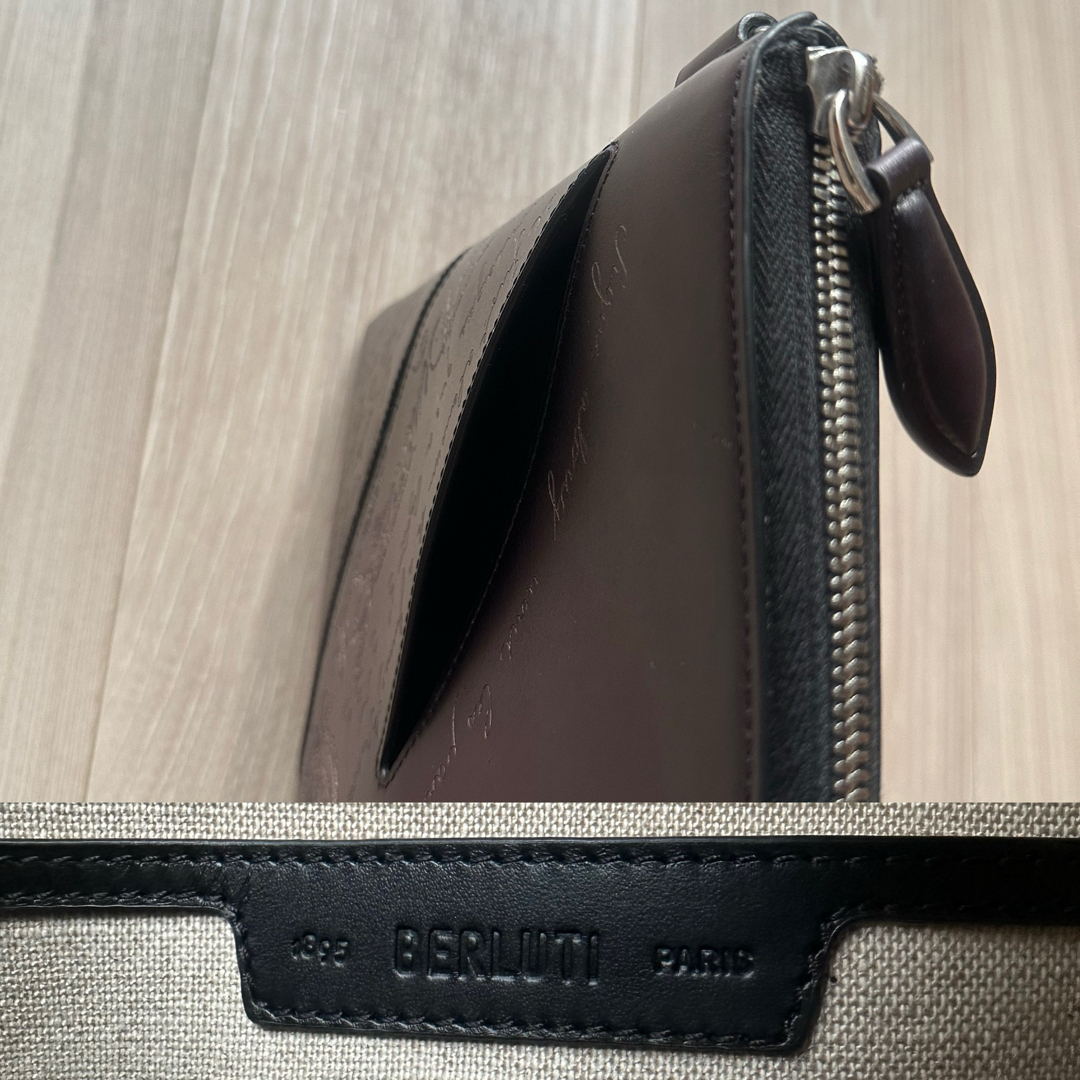 BERLUTI - 特注27万 ベルルッティ ニノGM レザー クラッチバッグ BERLUTI - 特注27万 ベルルッティ ニノGM レザー クラッチバッグ