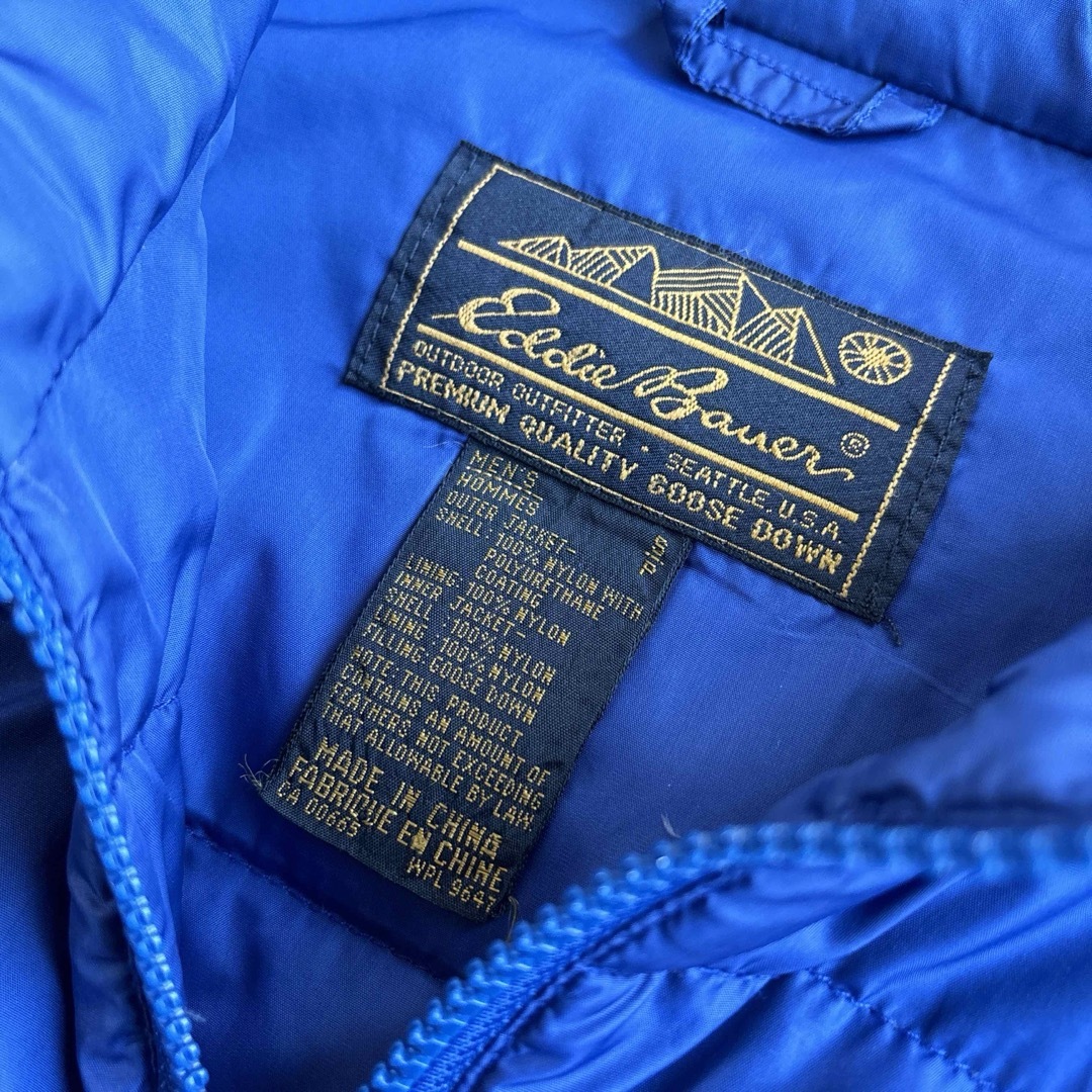超希少80s黒タグEddie Bauer のめっ leather down Jkt 超希少80s黒タグEddie Bauer のめっ leather down Jkt