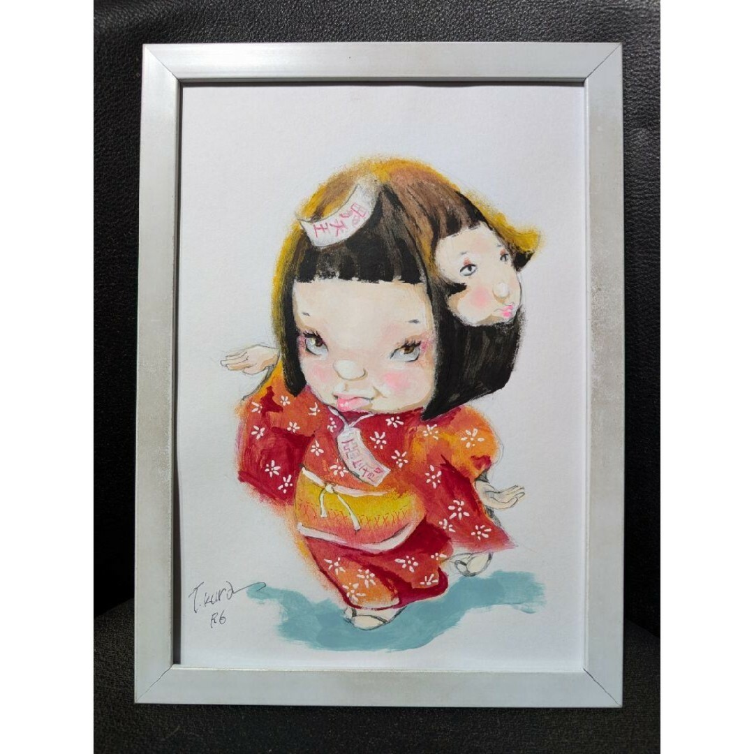 ハロウィン 原画 絵画 イラスト アート 現代アート 芸術 人物画 ハロウィン 原画 絵画 イラスト アート 現代アート 芸術 人物画
