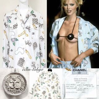 シャネル(CHANEL)のCHANEL ヴィンテージ 《BIGシルエット》マトラッセ ココマークE2043(シャツ/ブラウス(長袖/七分))