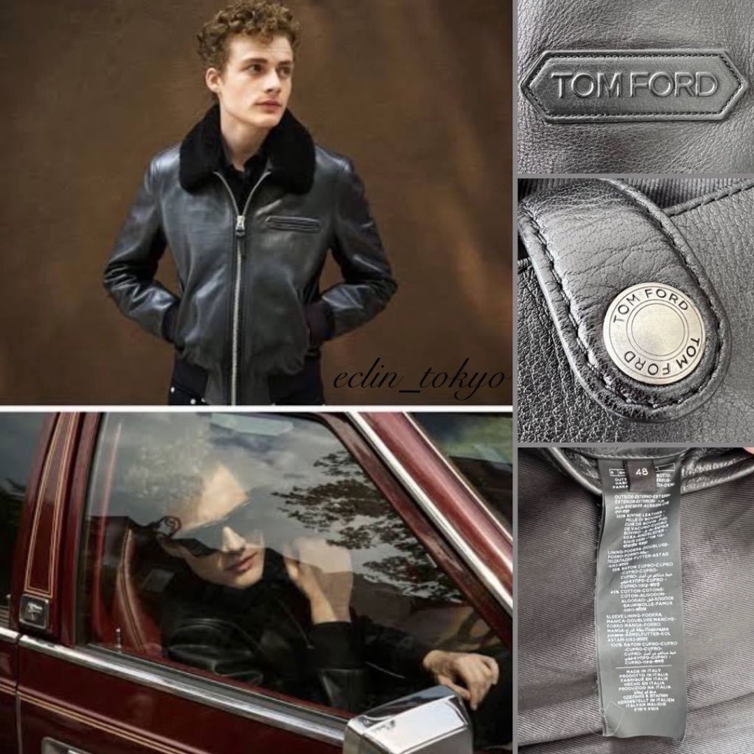 TOM FORD - 定価126万 トムフォード 2way フライト ライダース TOM FORD - 定価126万 トムフォード 2way フライト ライダース