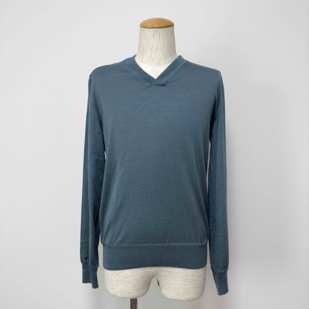 BERLUTI - 定価26.6万円 ベルルッティ シルク混カシミヤVネック BERLUTI - 定価26.6万円 ベルルッティ シルク混カシミヤVネック
