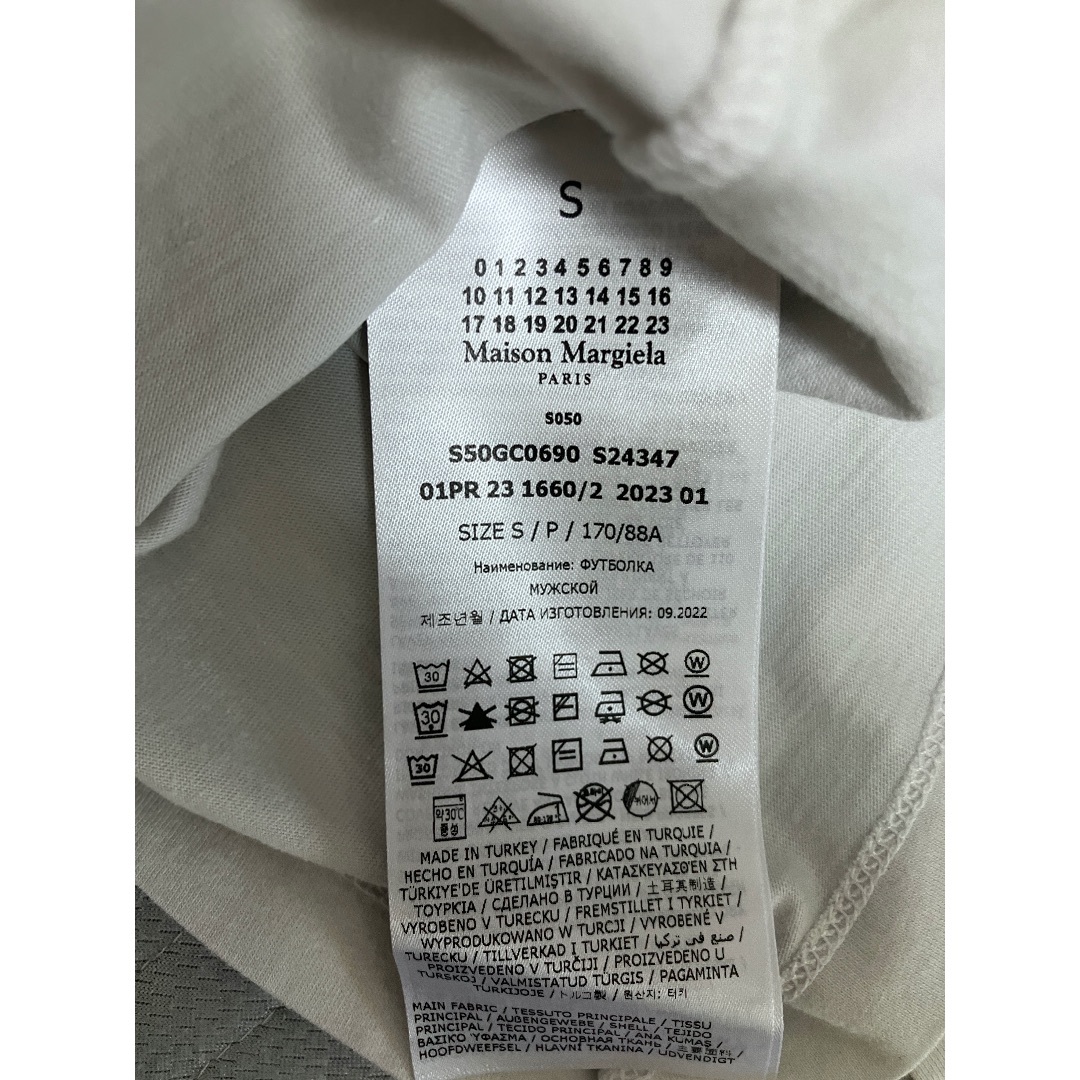 新品 23ss メゾン マルジェラ オーガニックコットン Tシャツ Maison Margiela（メゾン マルジェラ）オーガニックコットン