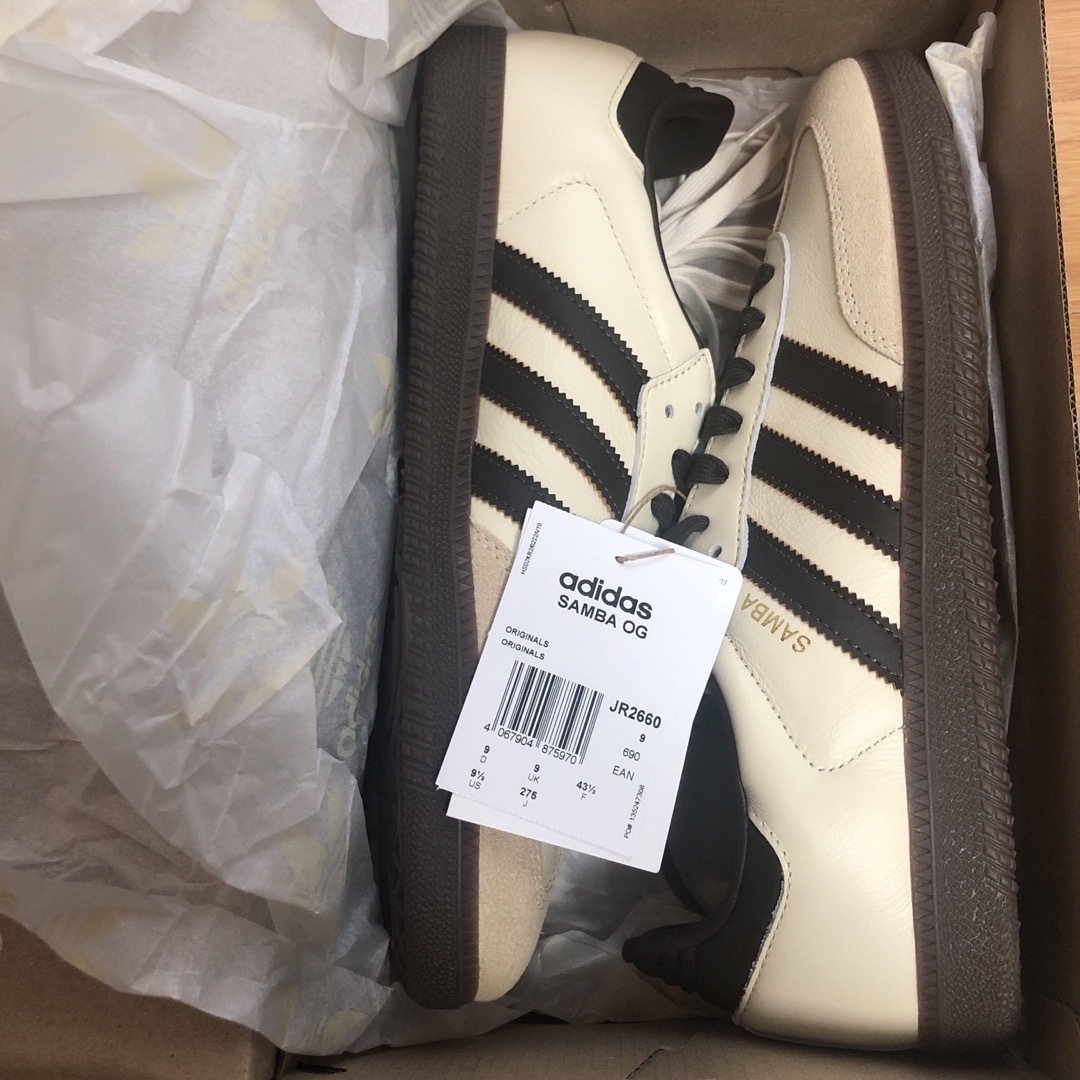 Originals(adidas) - 新品⭐️adidas SAMBA OG 27.5 クリーム Originals(adidas) - 新品⭐️adidas SAMBA OG 27.5 クリーム