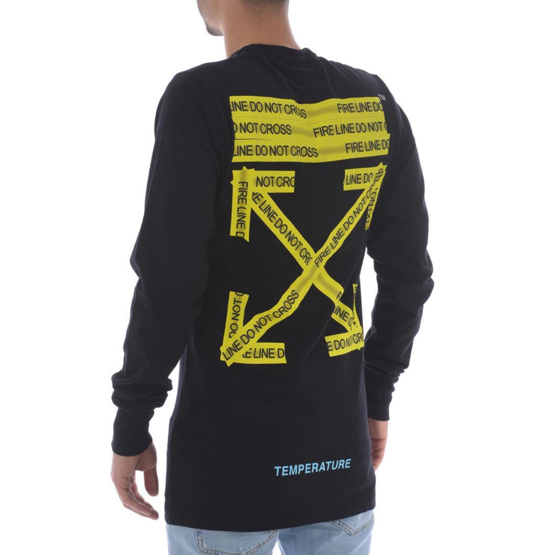 off-white オフホワイト ロンT TEMPERATURE Tシャツ/カットソー off-white オフホワイト ロンT TEMPERATURE Tシャツ/カットソー