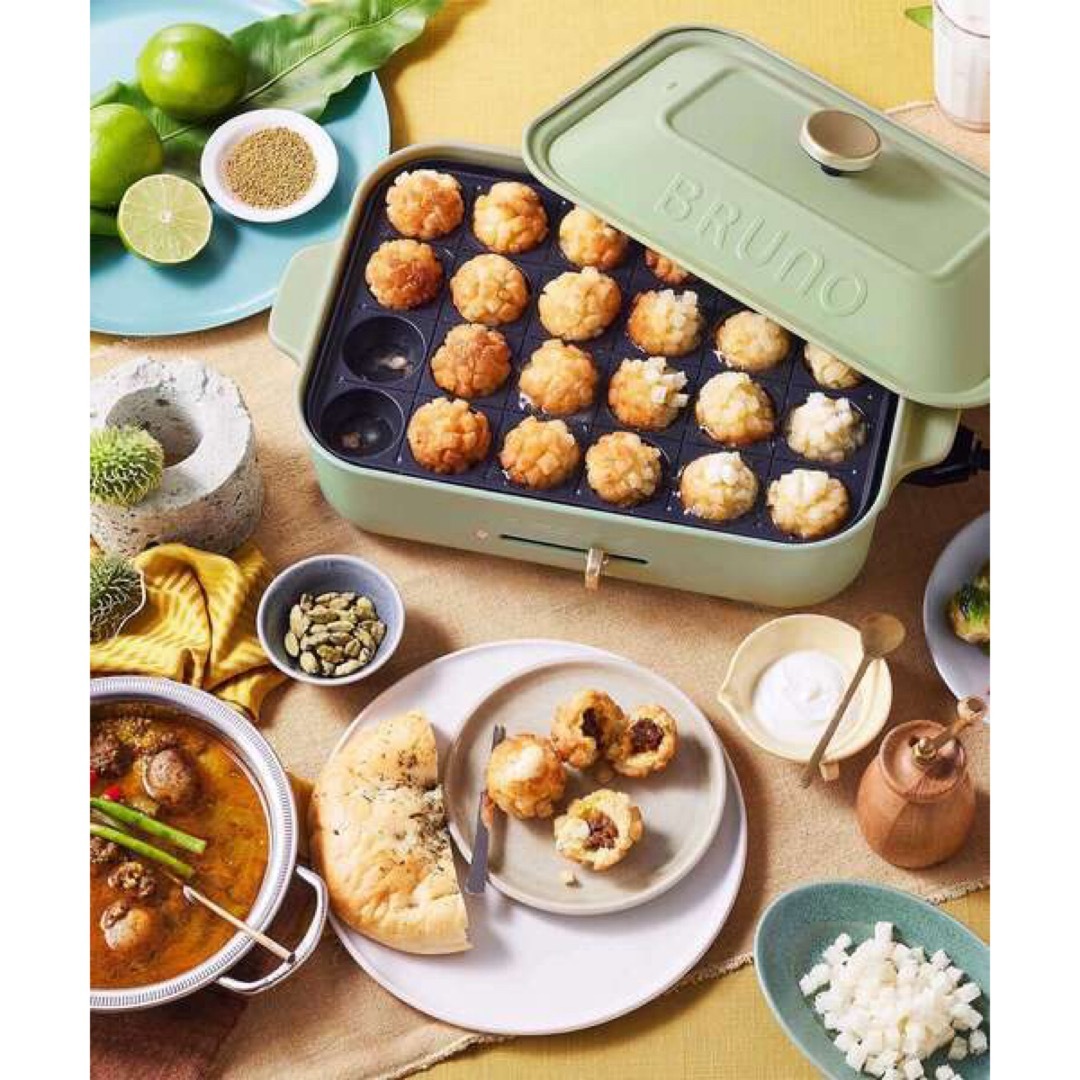 BRUNO - コンパクトホットプレート 【直営店限定カラー】ピンク BRUNO - コンパクトホットプレート 【直営店限定カラー】ピンク