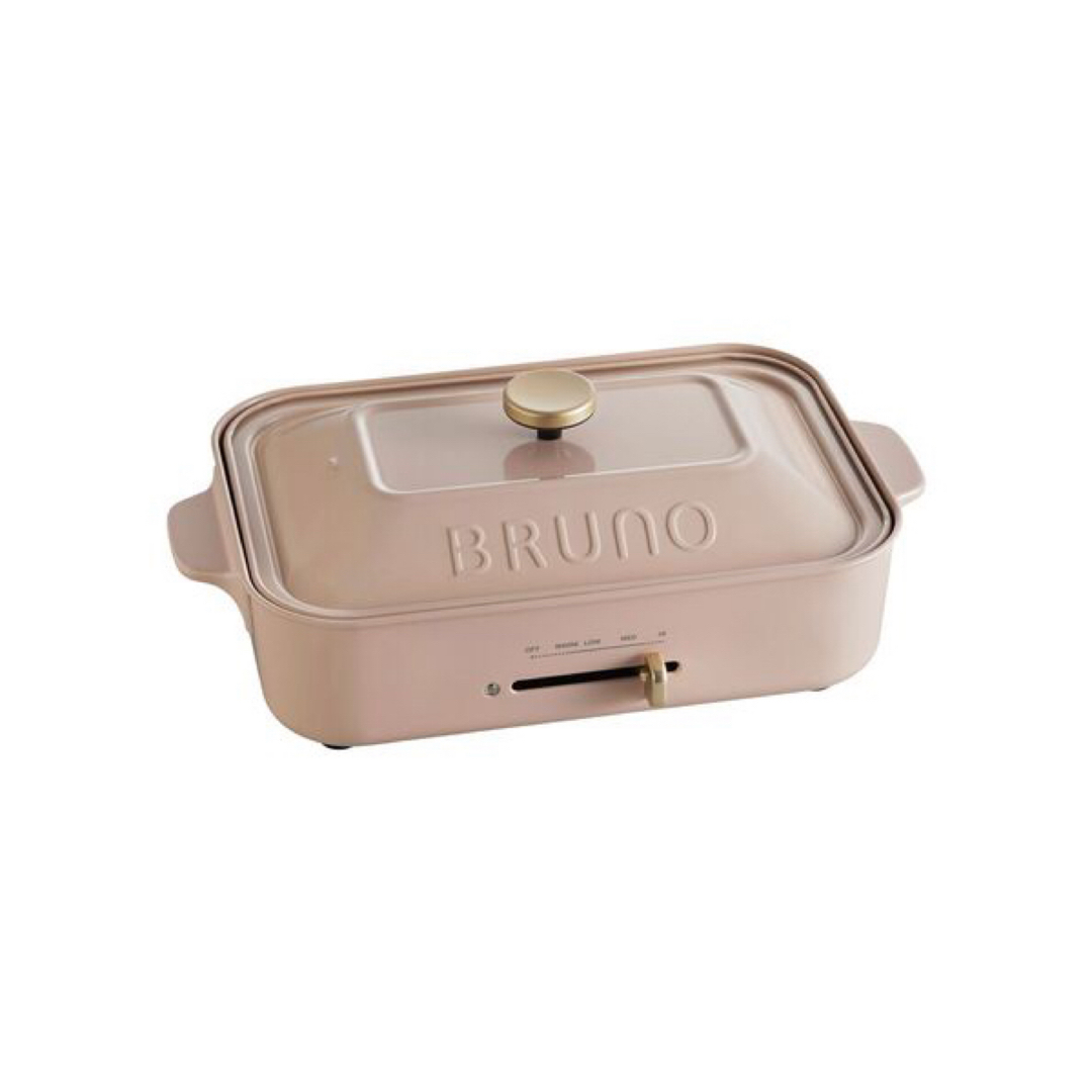 BRUNO - コンパクトホットプレート 【直営店限定カラー】ピンク BRUNO - コンパクトホットプレート 【直営店限定カラー】ピンク