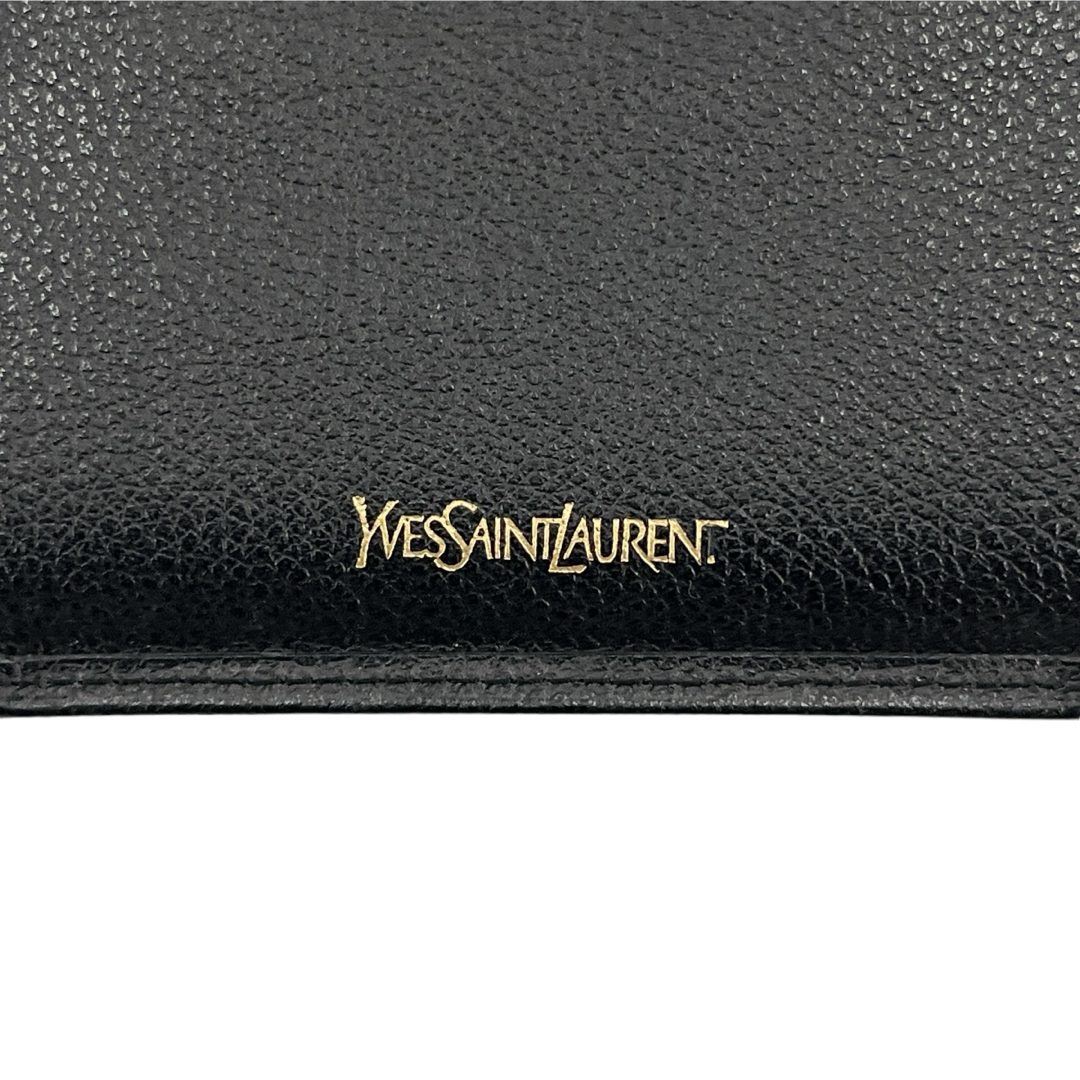 Yves Saint Laurent - 美品 イヴサンローラン 二つ折り財布 三角 Yves Saint Laurent - 美品 イヴサンローラン 二つ折り財布 三角