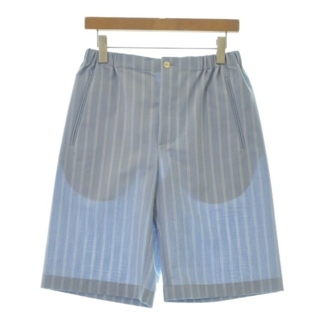GUCCI - GUCCI グッチ ショートパンツ 44(S位) 水色x白 GUCCI - GUCCI グッチ ショートパンツ 44(S位) 水色x白