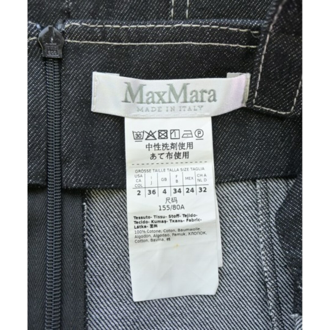 Max Mara マックスマーラ ワンピース 36(XS位) 黒(デニム) 【古着】 Max Mara マックスマーラ ワンピース 36(XS位) 黒(デニム) 【古着】
