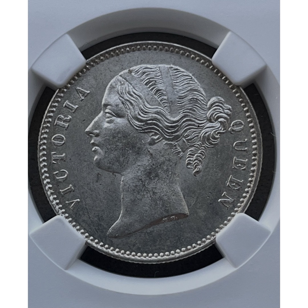 MS62 英領 インド ルピー 銀貨 1840 ヴィクトリア NGC india MS62 英領 インド ルピー 銀貨 1840 ヴィクトリア NGC india