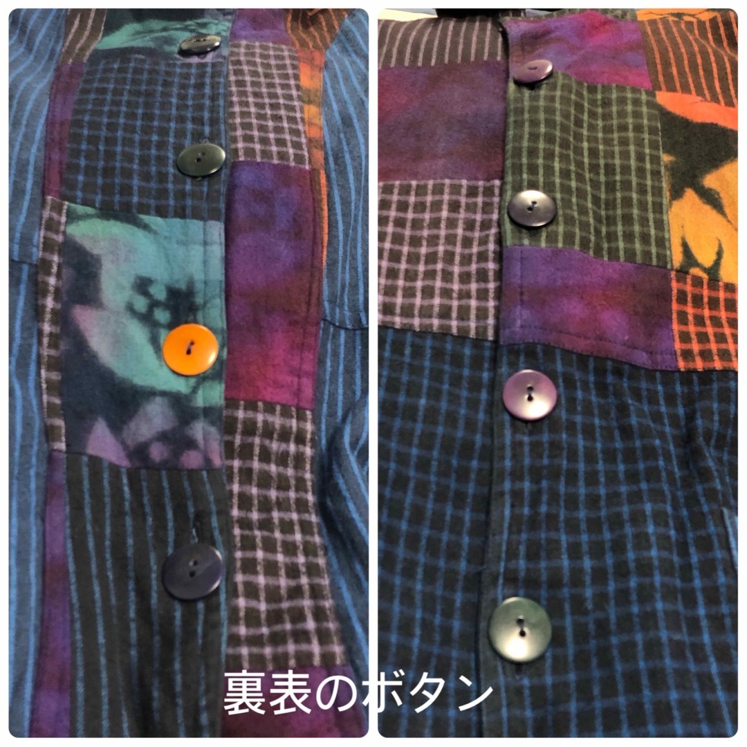 VINTAGE - 1057 ジャケット リバーシブル 総柄 コットン 海外 VINTAGE - 1057 ジャケット リバーシブル 総柄 コットン 海外