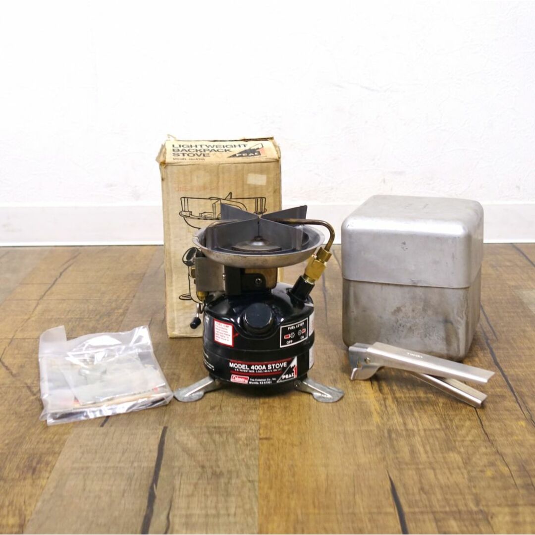 コールマン Coleman PEAK1 400A STOVE 86年 ビンテージ ホワイト コールマン Coleman PEAK1 400A STOVE 86年 ビンテージ ホワイト